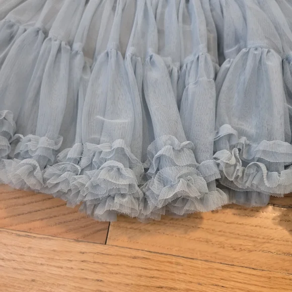 Urban Outfitters Blue Ruffled Mini Skirt - Picture 2 of 5